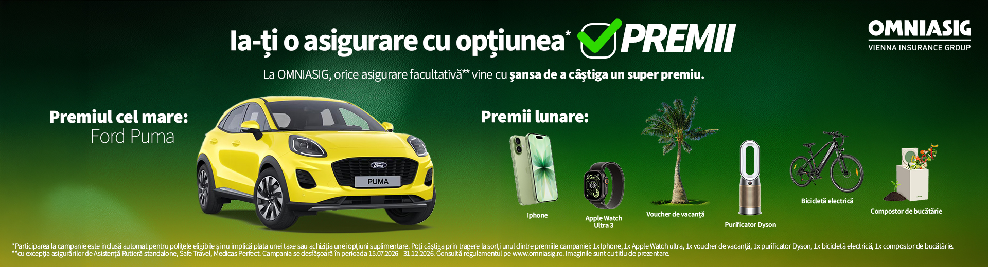 Ia-ți o asigurare cu opțiunea premii
